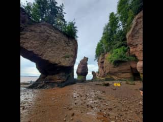 Hopewell Rocks located approximately a 45 minute drive away.