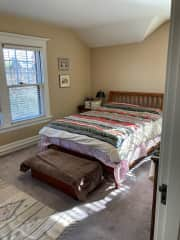 Master bedroom upstairs.