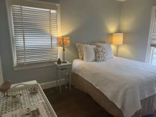 One of the guest rooms