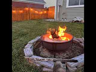 back yard fire pit