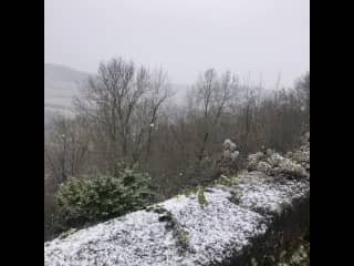 And even snows a little sometimes
