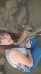 At the lion park in Johannesburg