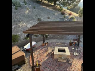 patio and back yard