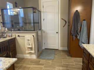 Large master bathroom