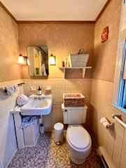 Sink and toilet
