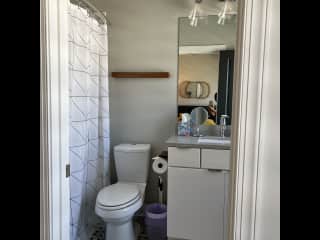 Beautiful, modern bathroom
