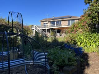 Rear view taken from the veggie garden
