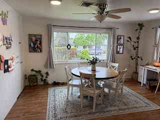 Dining room. And desk.
