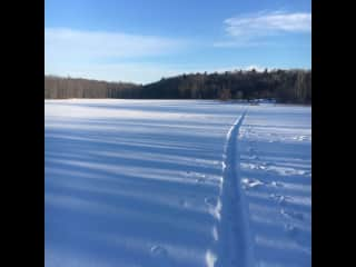 Ski out the back door