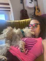 Good snuggler!