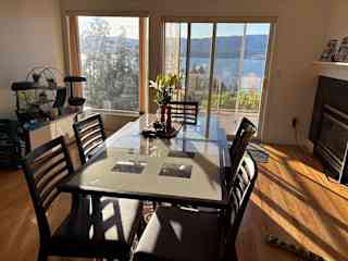 Dining while enjoying the view