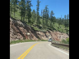 Passing through the Black Hills area