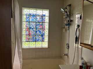 Small bath with extra nozzle for dog washing