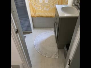 Main bathroom (under construction, shower only)