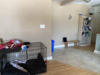 Taylor’s bed and toys