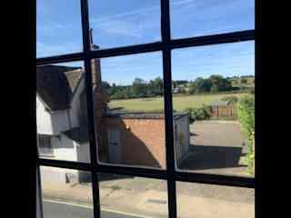 View from front guest bedroom over main road