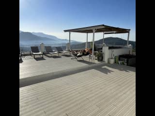 Outside sitting area