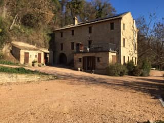 Front of the farmhouse