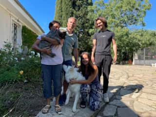 The last day of the long house-sit in France