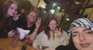 Egypt with two of my three granddaughters