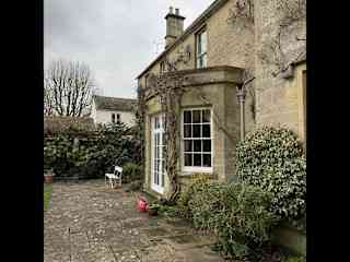 Back garden door and patio