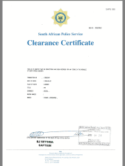 My Police Clearance Certificate from 2016. I have also one for Germany