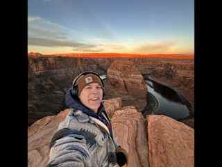 Horse shoe bend at dawn.