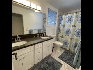 Our guest bathroom.