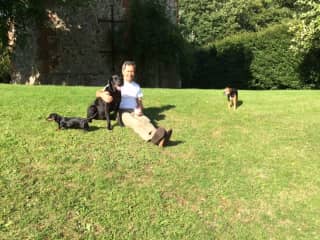 Al with Peppa, Popcorn and Pocket, Berkshire 2017