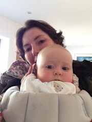 Mary and I ( one of my beautiful babies I've worked with)