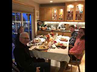 A fun evening with friends.  A little more of the kitchen & dining area.