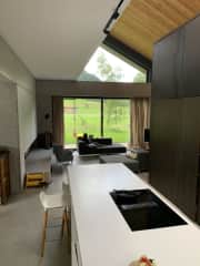 Küche, Wohnzimmer