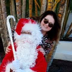 Myself and Santa in Fuerteventura