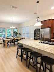 Kitchen and dining area