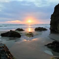 Sunset at Porthtowan