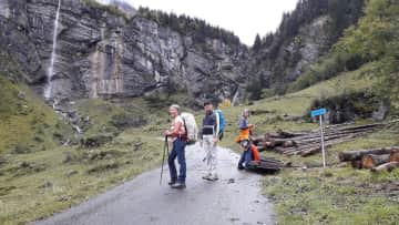 hiking in Switzerland