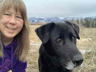 Sweet Ollie showed me around beautiful Montana!