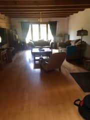 Open plan living area