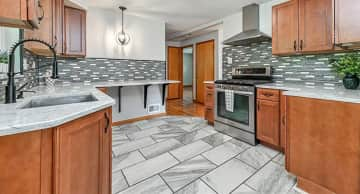 Kitchen with nice appliances