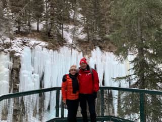 Enjoying a wilderness retreat in Alberta