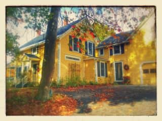 Newport home in the fall