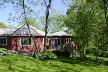 Upper backyard and deck