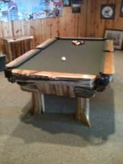 Log pool table