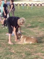 Jutta &amp; Apolo dog taining 3