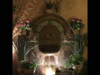 Fountain in courtyard