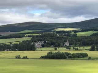 Tarland from the Aboyne road