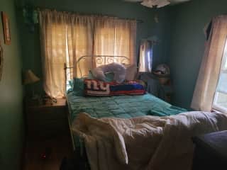 One of 2 bedrooms