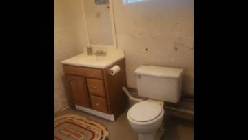 Basement bathroom