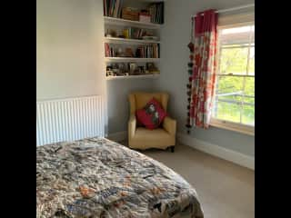 Light and airy main bedroom