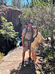 Here in a trip, hiking and camping up in the mountains in Patagonia Argentina